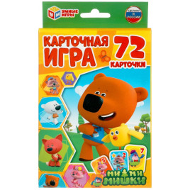 Карточная игра Ми-ми-мишки, карточки 7 2шт 85х62мм, серия Умные игры