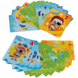 Карточная игра Ми-ми-мишки, карточки 7 2шт 85х62мм, серия Умные игры